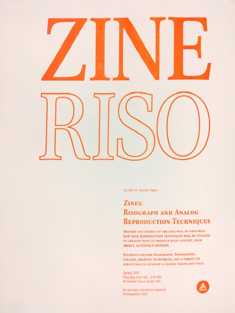 Zine Riso Poster 2019